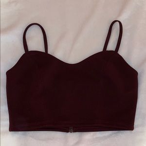 Brown/dark purple bralette